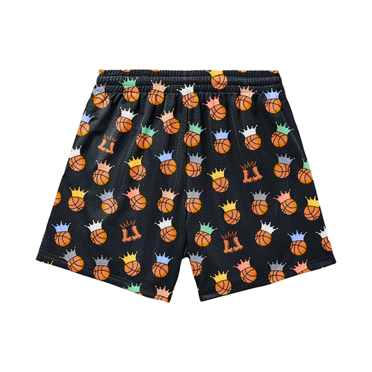 Adult Basketball Kings Mesh Shorts (with inner liner)