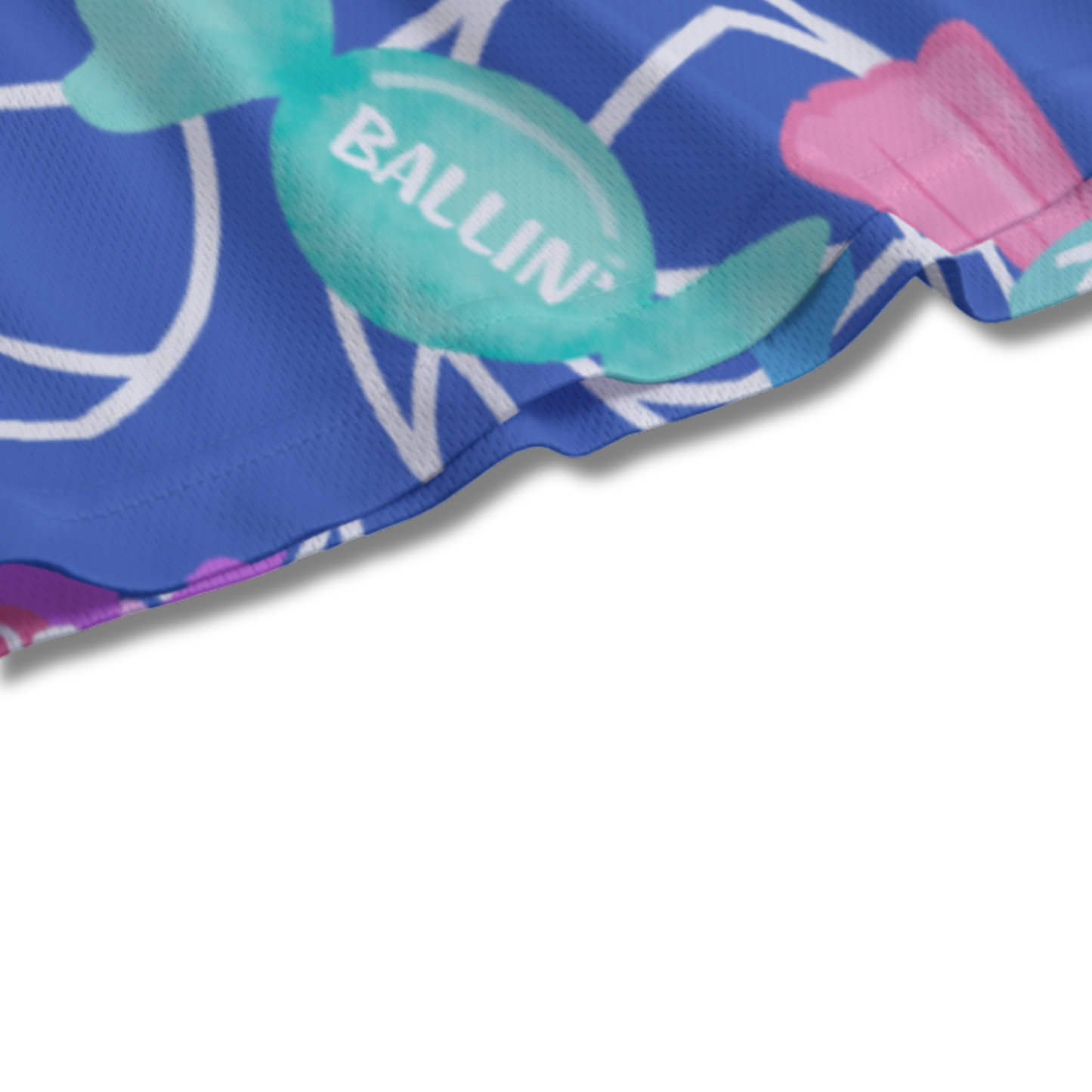 Youth Basketball & Candy Fun Mesh Athletic Shorts