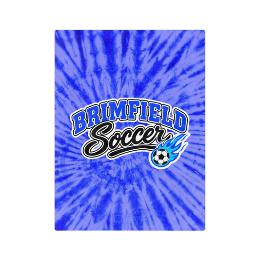 Brimfield Soccer Minky Plush Blanket