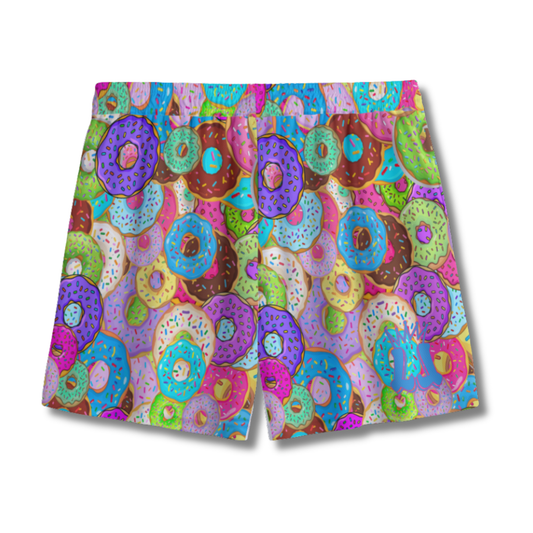 Youth Athletic Mesh Shorts "Donuts" Version