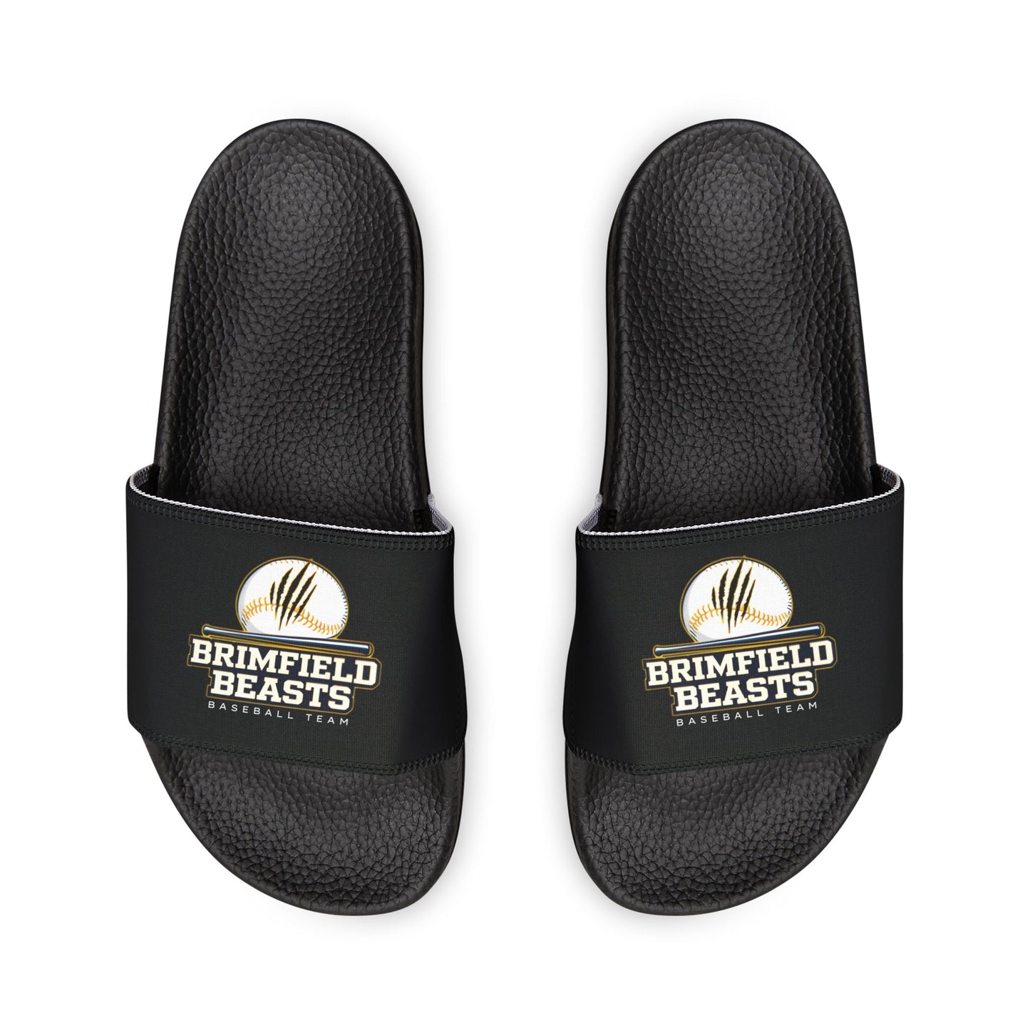 Men's Brimfield Beasts Baseball Deco Brand Slides - Personalized