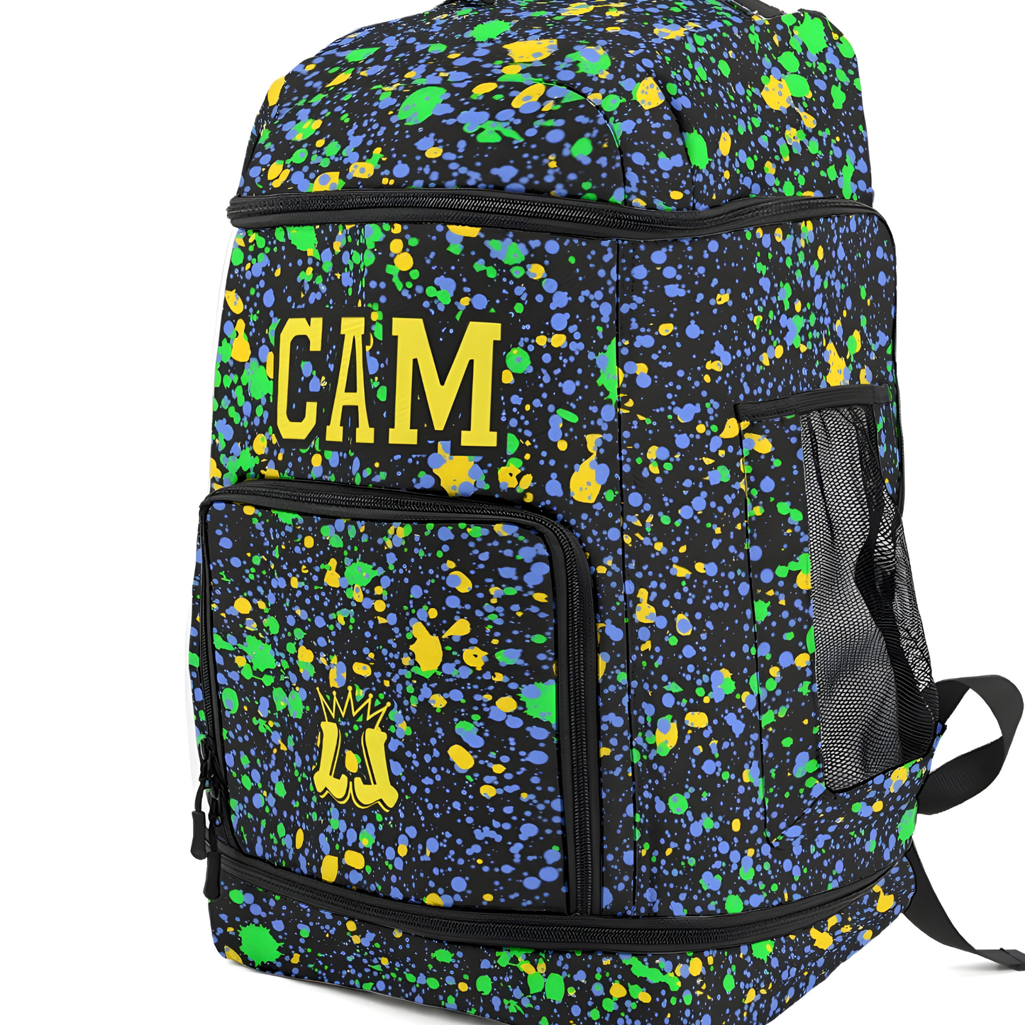 Personalized All-Sports Paint Splatter Sports Bag