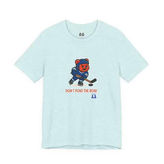 Adult Unisex Hockey T-Shirt, Don't Poke the Gummy Bear