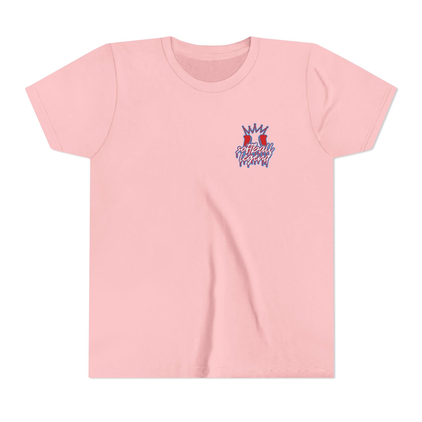 Youth Softball Ice Cream Drip T-Shirt