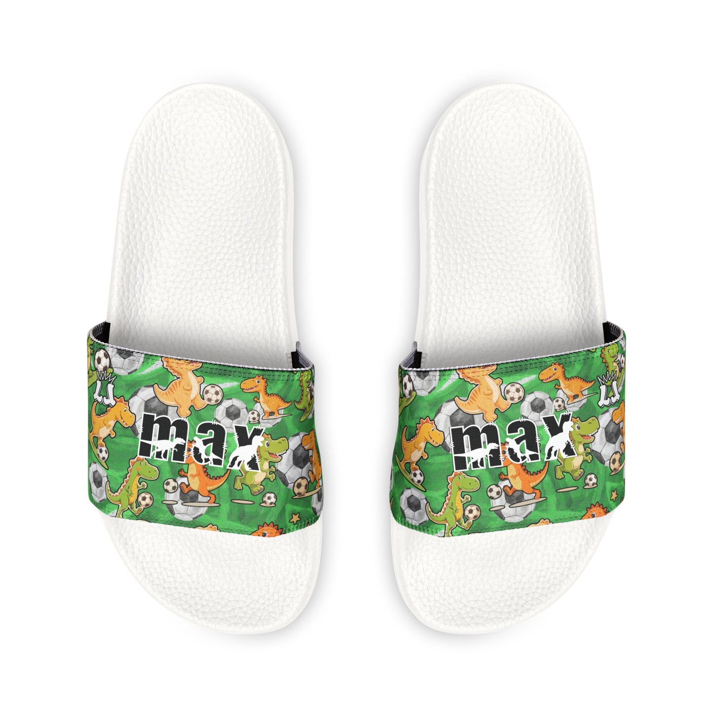 Personalized Youth Dinosaur Soccer Slides