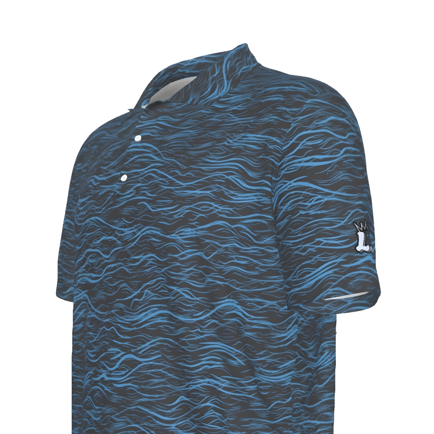Makin' Waves Men's UV Protection Polo Shirt
