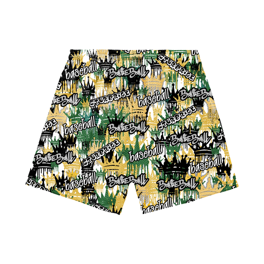 Adult Sturbridge Little League Baseball Shorts - Graffiti Edition 1 (with inner liner)