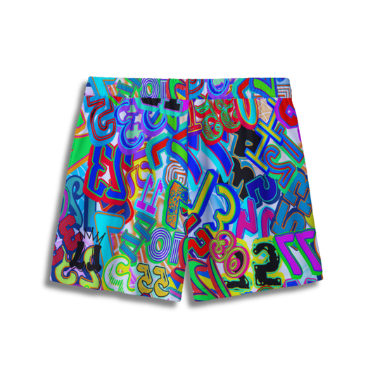 Youth Basketball Legendary Numbers Athletic Shorts