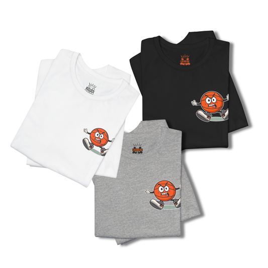 Adult "Dribble Trouble" Basketball T-Shirt