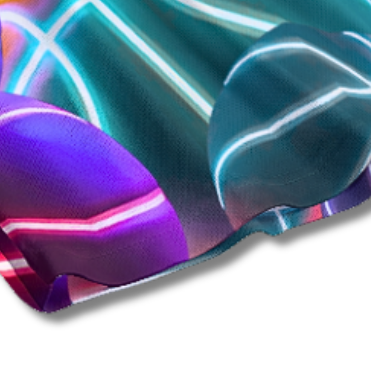 Adult Mesh Neon Print Basketball Shorts