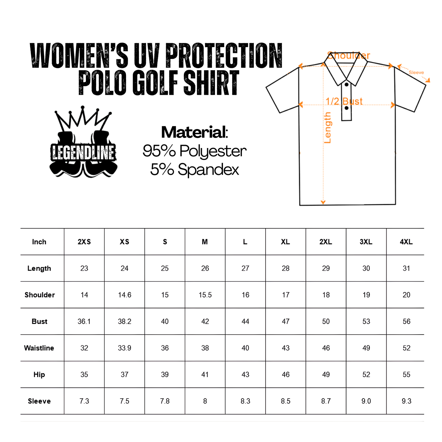 Women's Brimfield Inferno Softball UV Protection Polo Shirt - Coach's Edition (Personalized)
