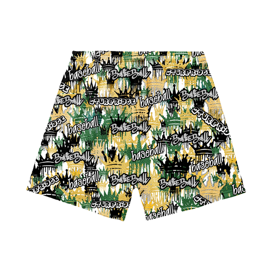 Adult Sturbridge Little League Baseball Shorts - Graffiti Edition 1 (with inner liner)
