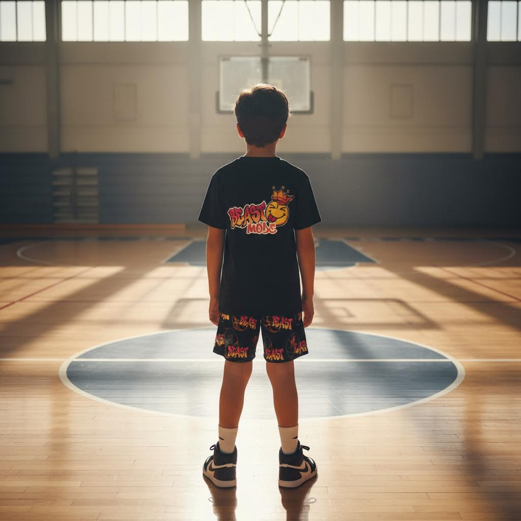 Youth Beast-Mode Basketball Mesh Shorts