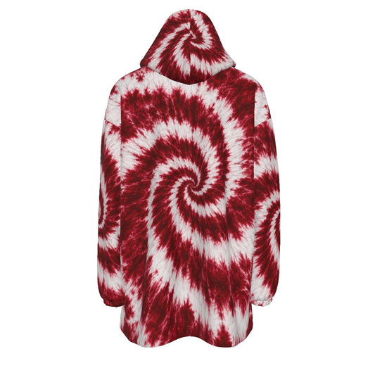Adult Quaboag Baseball Tie Dye Blanket Hoodie