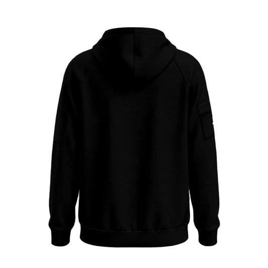 Adult Unisex Brimfield Softball 1/4-Zip Hoodie, Black (Non-Personalized)