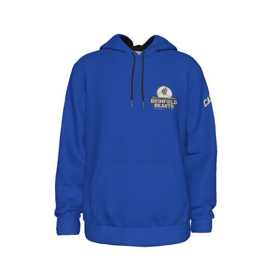 Adult Brimfield Beasts Flag Hoodie - Blue Edition (Personalized)