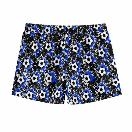 Youth Brimfield Soccer Mesh Shorts (Paint Splatter, Loose Fit)