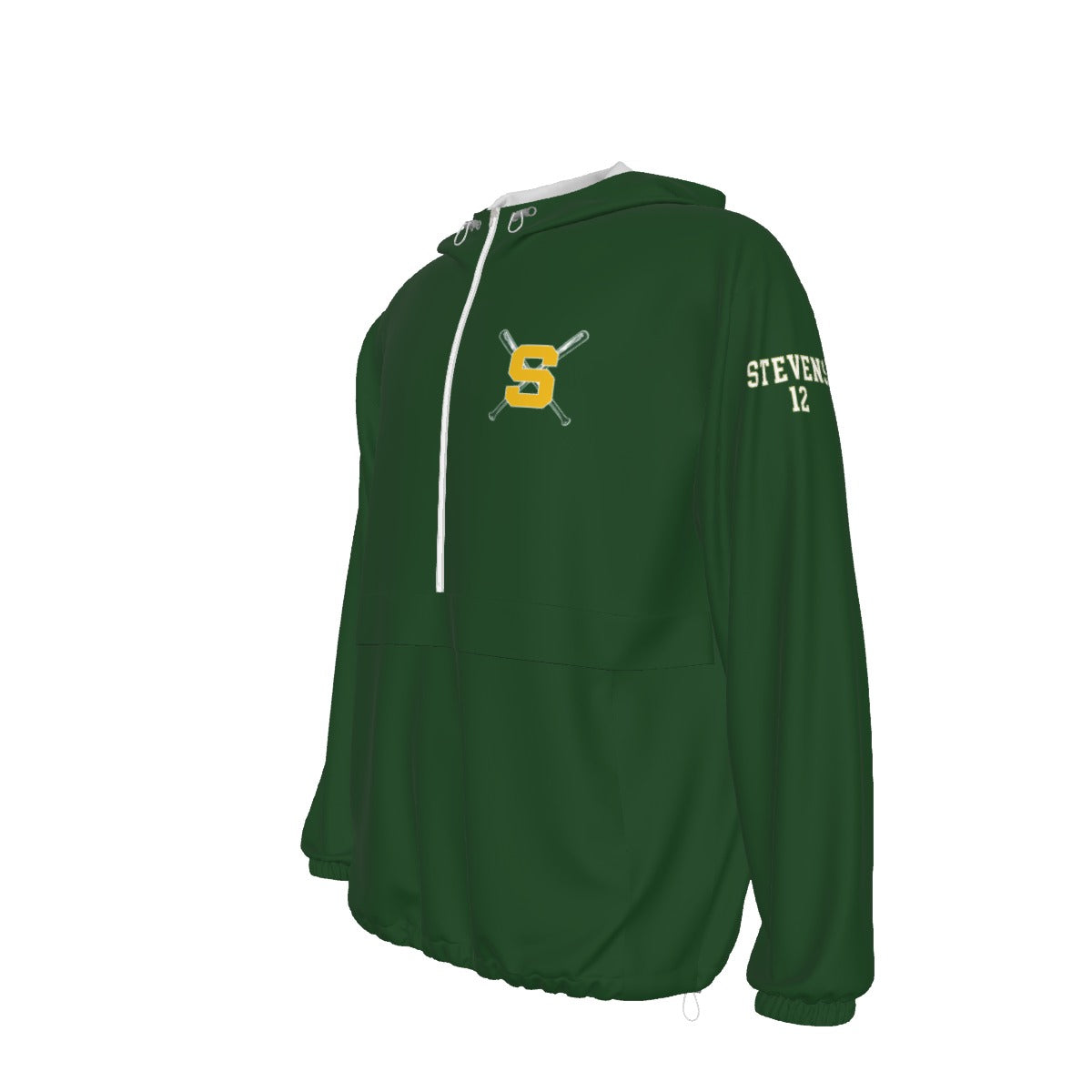 Adult Unisex 1/2 Zip Sturbridge Little League Pullover Windbreaker - Player's Personalized Edition