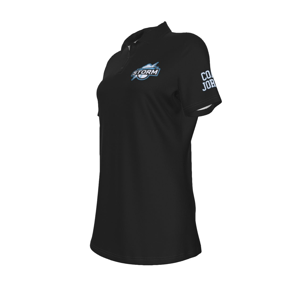 Women's Storm UV Protection Polo - Coach's Black Edition (Personalized)