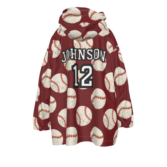 Personalized Youth Quaboag Cubs Blanket Hoodie