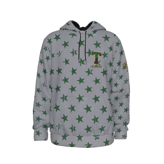 Adult TRYLAX Gray Flag and Stars Hoodie-Boy's Edition (Personalized)