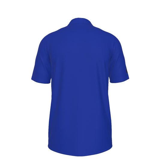 Men's Brimfield Beasts UV Protection Polo - Blue (Non-Personalized)