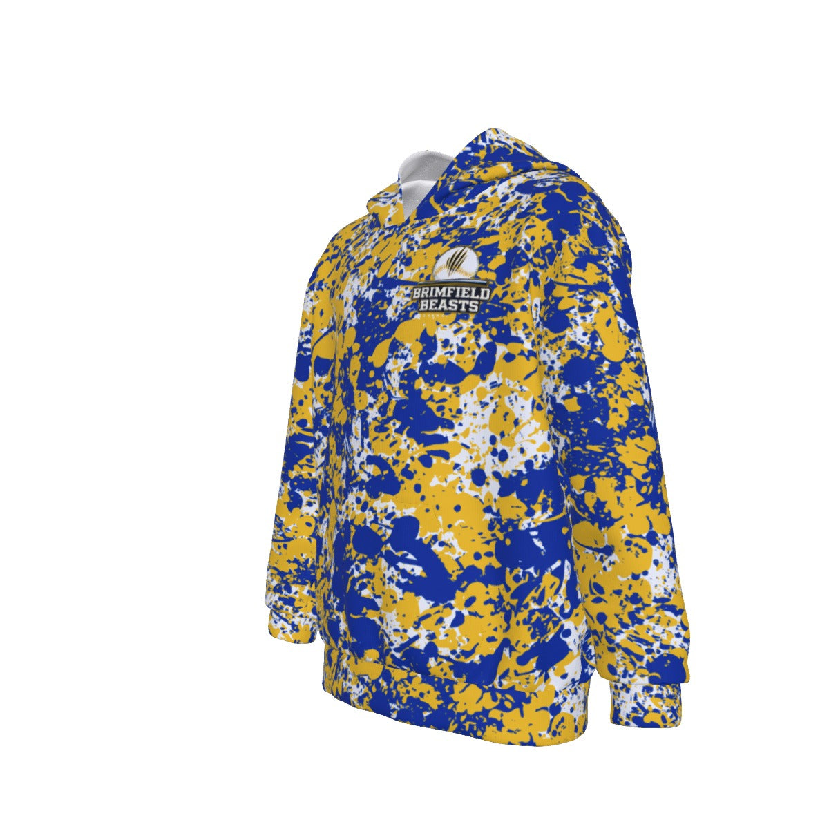 Youth Brimfield Beasts Paint Splatter Hoodie
