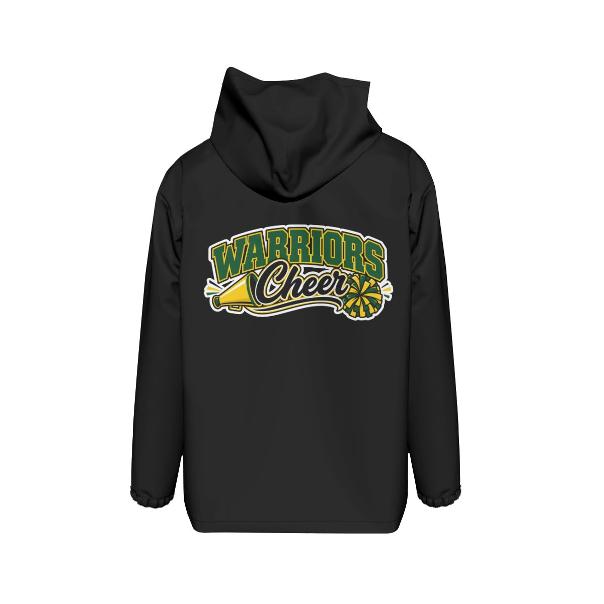 Youth Warriors Cheer Wind/Rain Jacket - Black