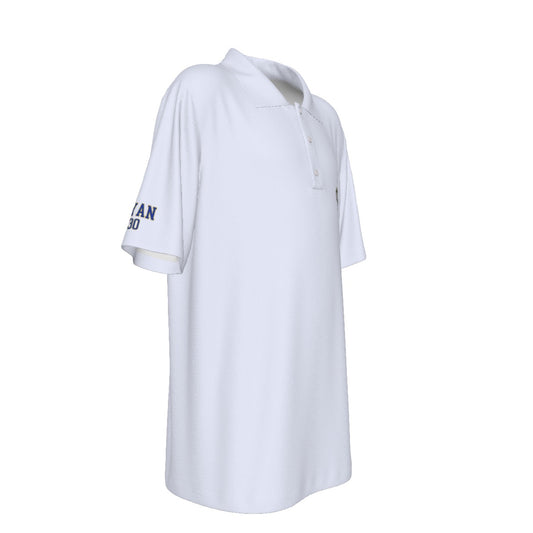 Youth/Teen Brimfield Beasts UV Protection Polo Shirt - White Edition (Personalized)