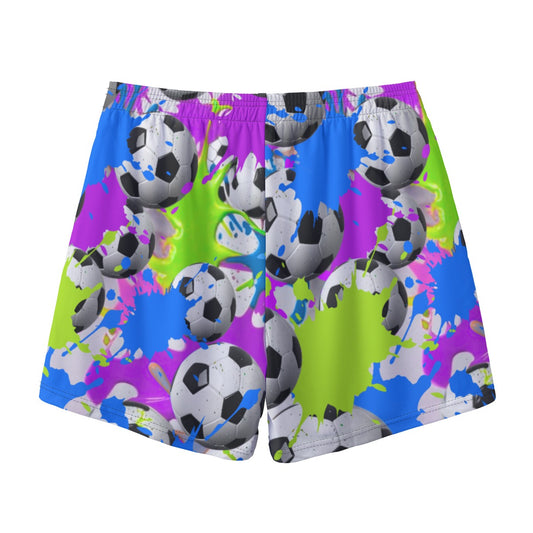 All-Over Adult Unisex Soccer Shorts: Soccer Splash