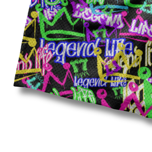 Adult "Legend Life" Mesh Shorts (with inner liner)