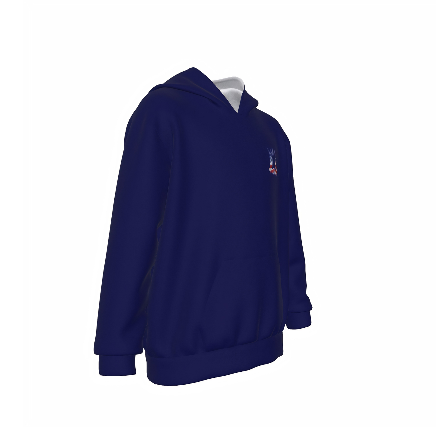 Youth American Flag Golf Hoodie, Patriotic Gift for Golfer, Kids Sweatshirt