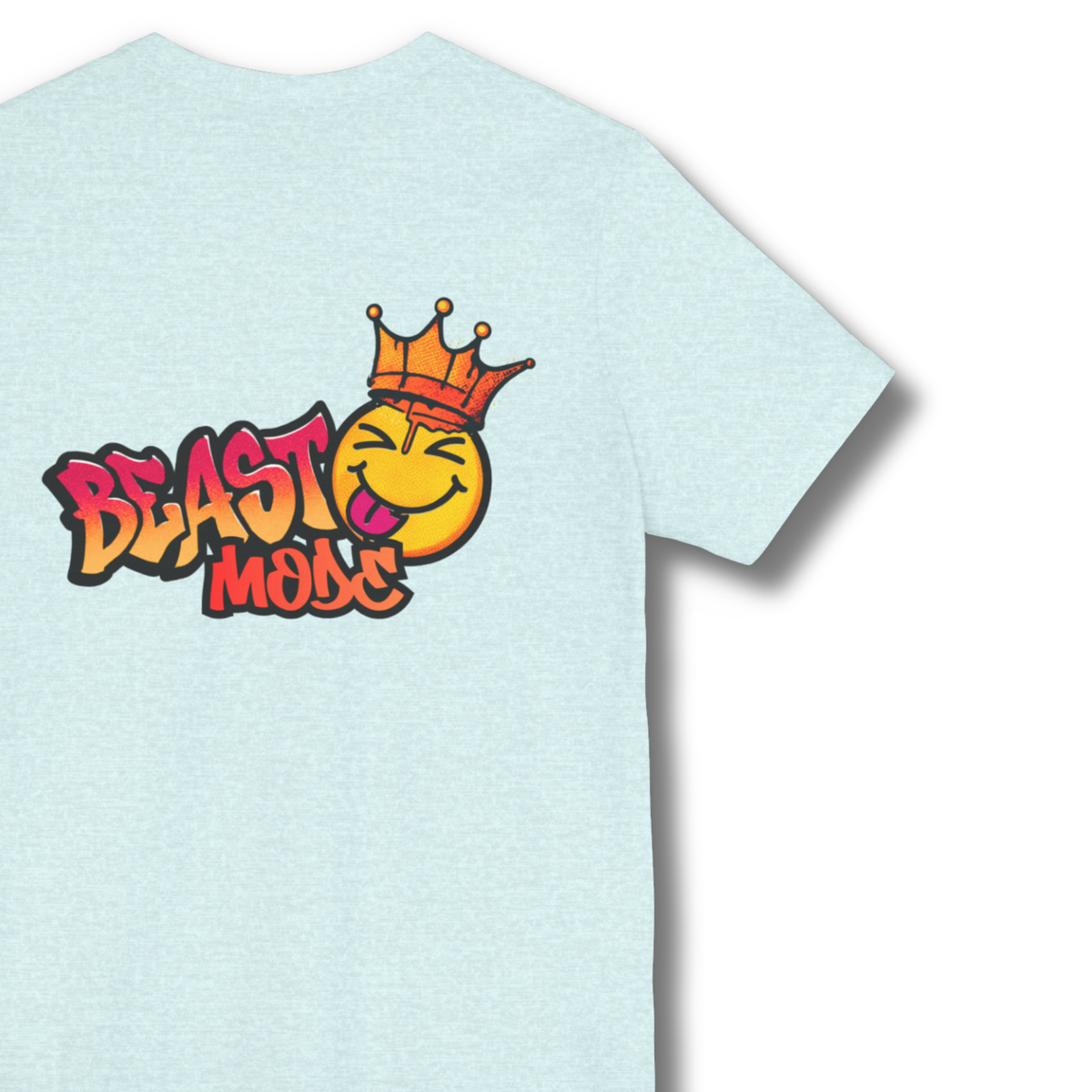 Adult Unisex Beast Mode Sports T-Shirt, Funny Graffiti Design