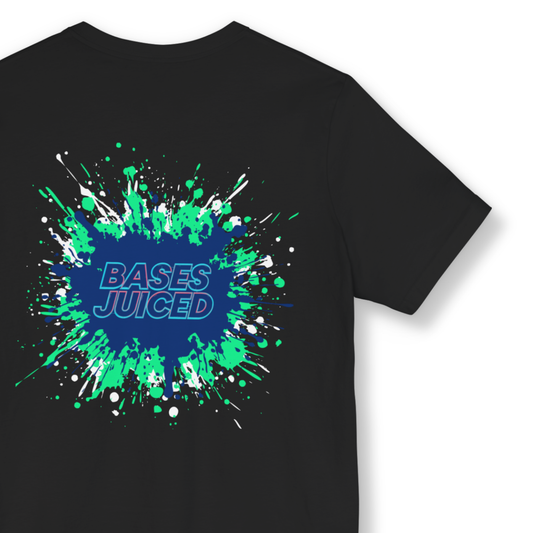 Adult Unisex Baseball Design T-Shirt: Bases Juiced
