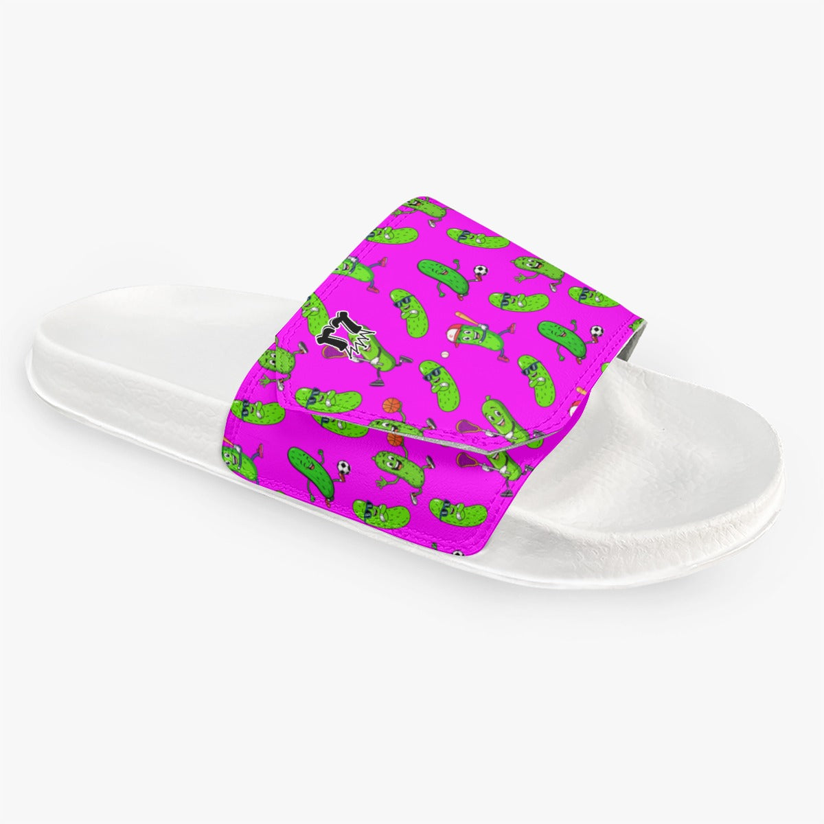 Women's Pink Pickle Sports Slides, Athletic Sandals