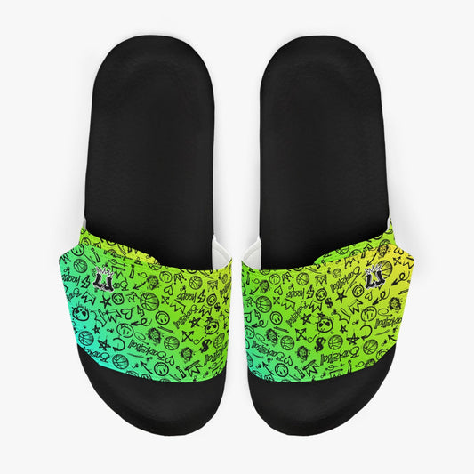 Men's Velcro Gradient Basketball Slides
