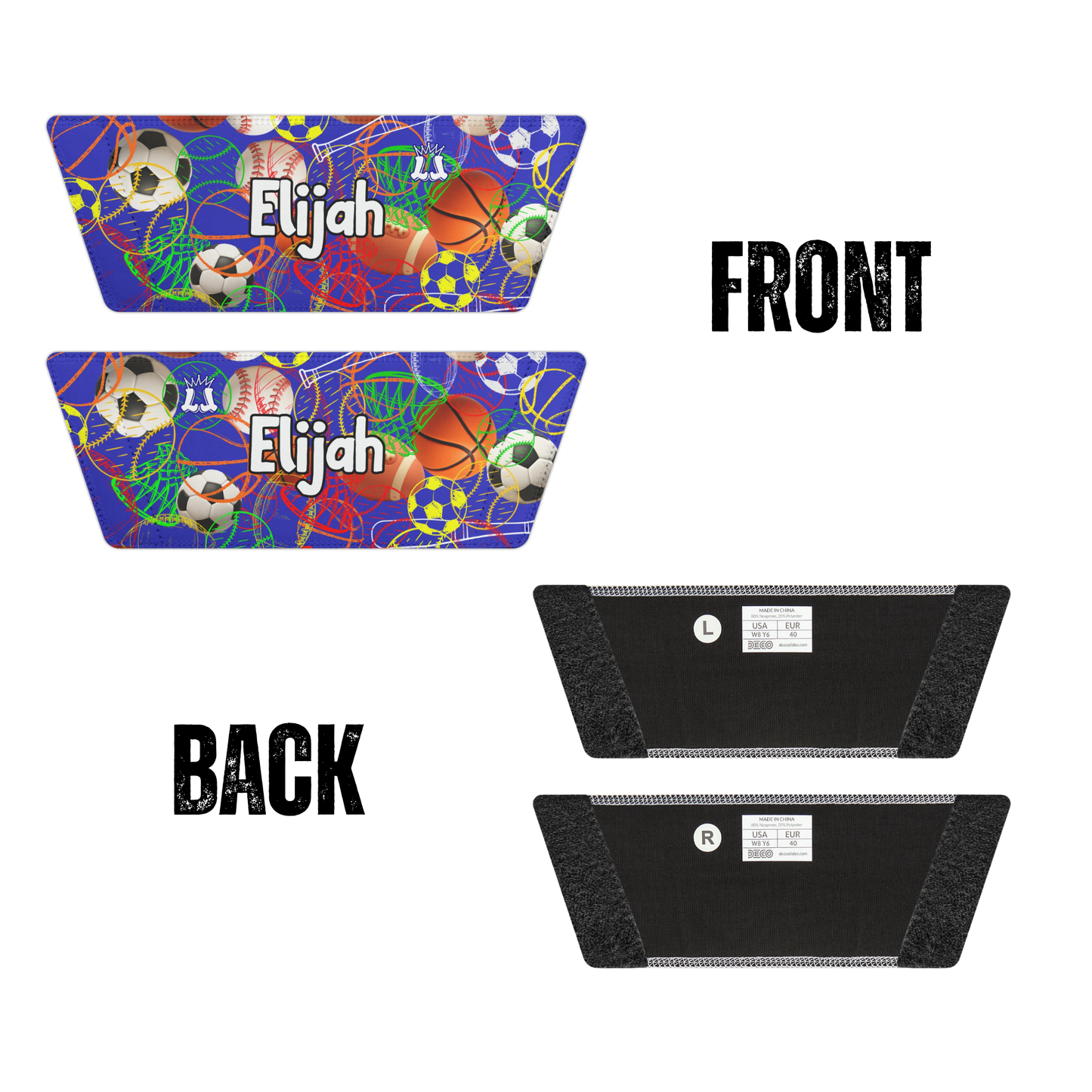 Personalized Youth Soccer Slides