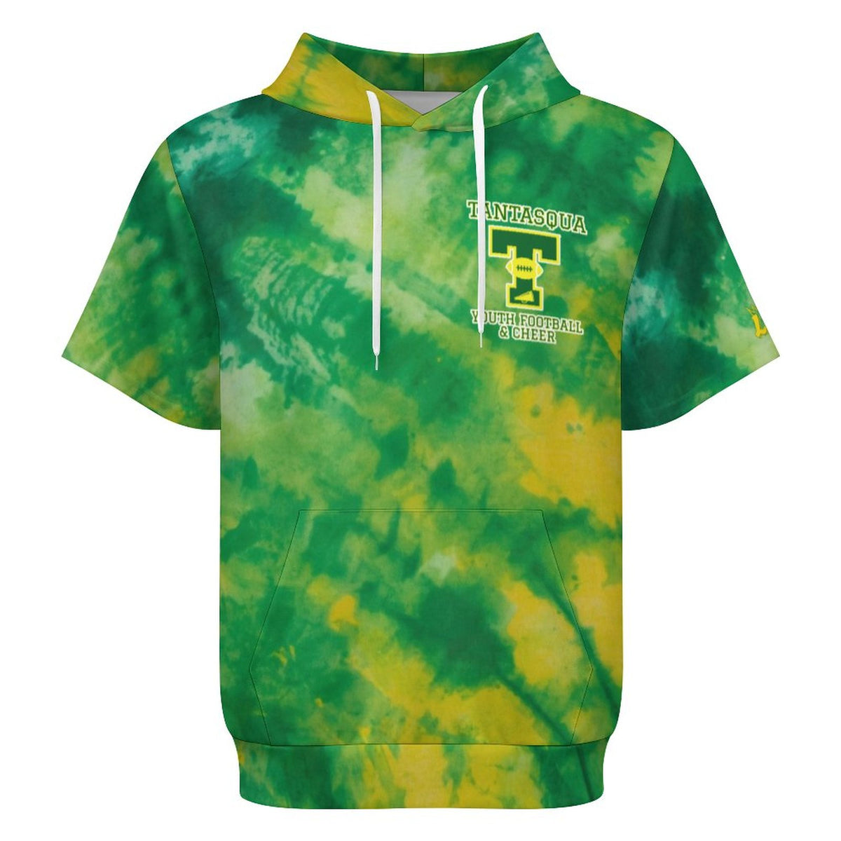 Personalized TYFC Adult/Teen Tie Dye Short Sleeve Hoodie