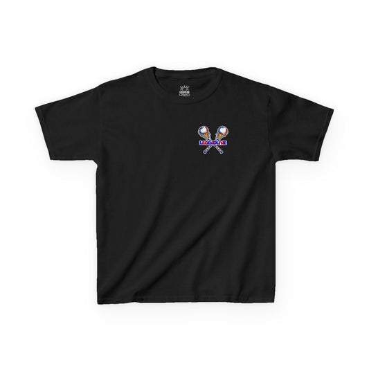 Kids Lacrosse T-Shirt, Youth Patriotic Shirt