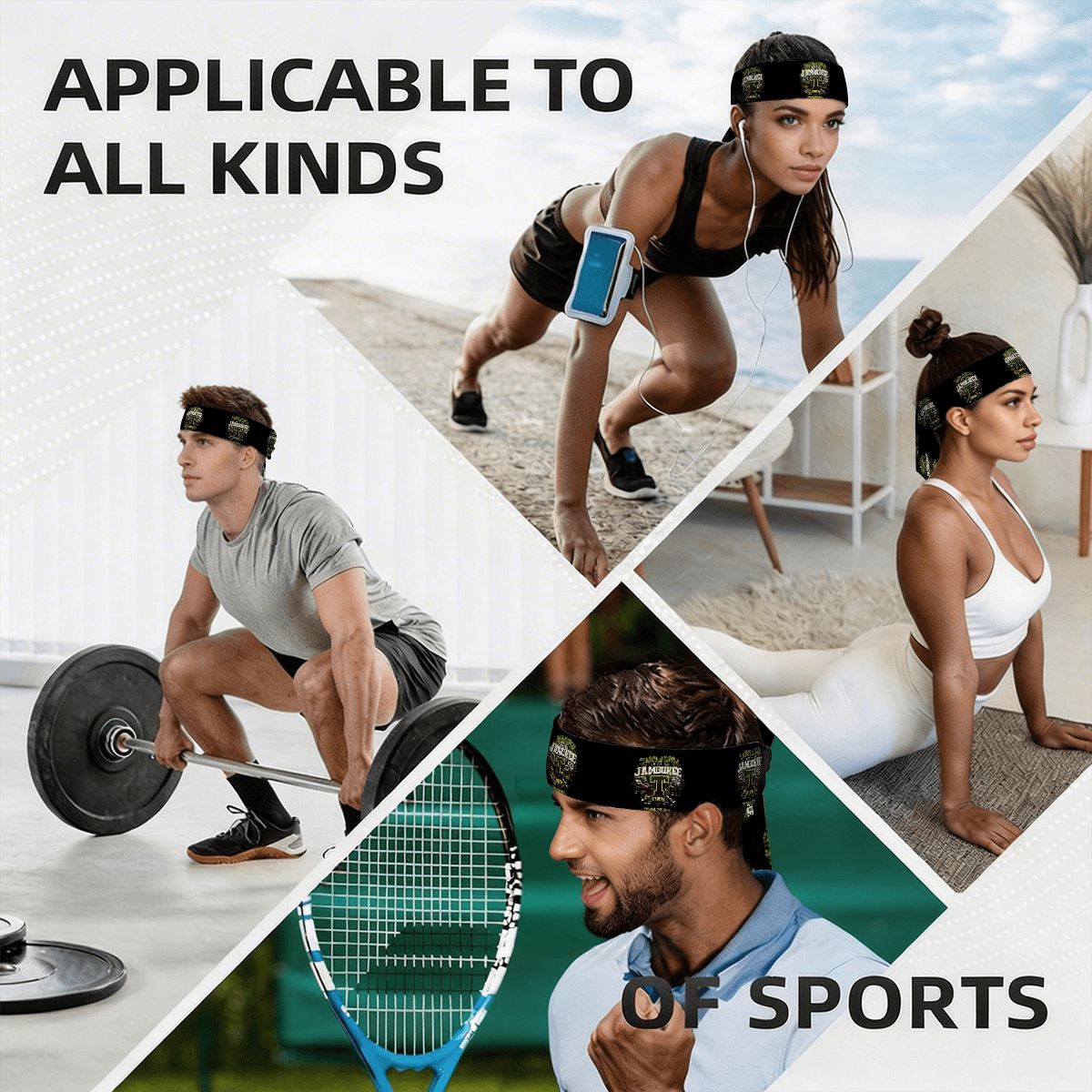 Sports Tie Sweatband/Headband - Jamboree 2026