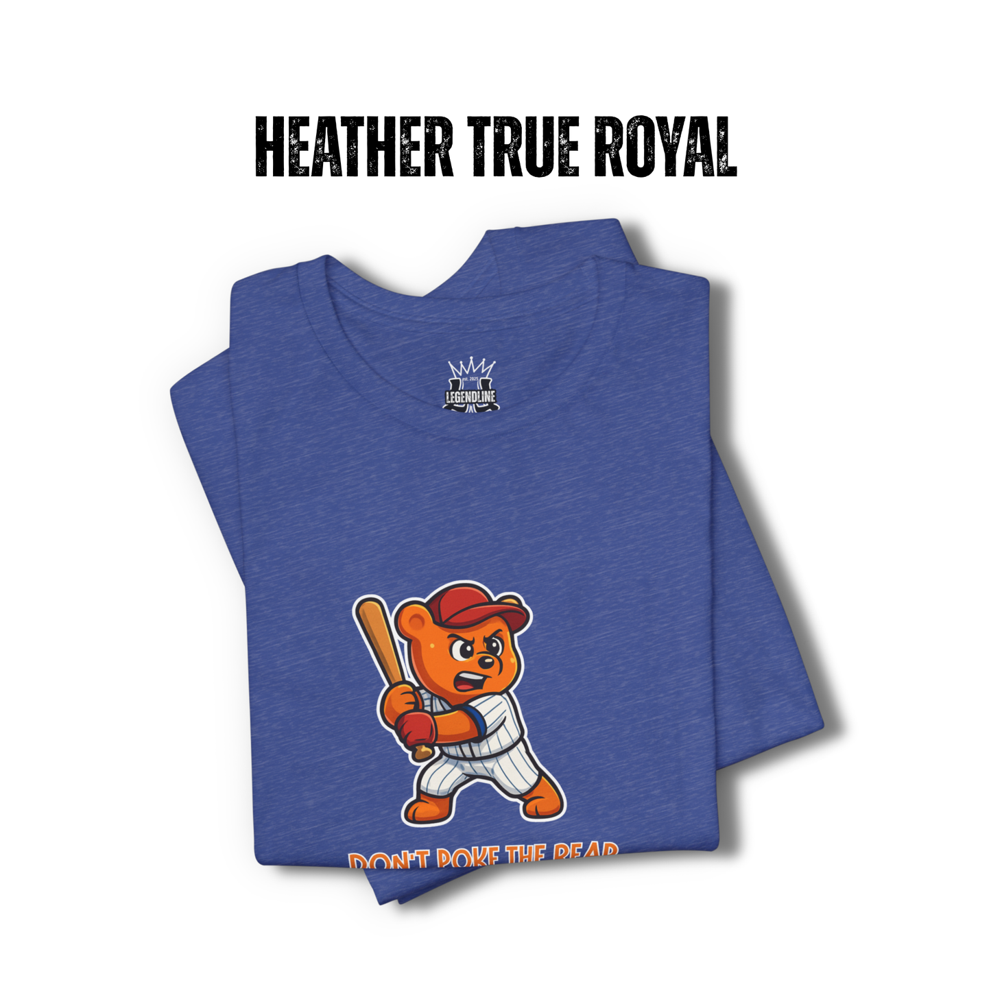 Adult Unisex Baseball T-Shirt, Don't Poke the Gummy Bear