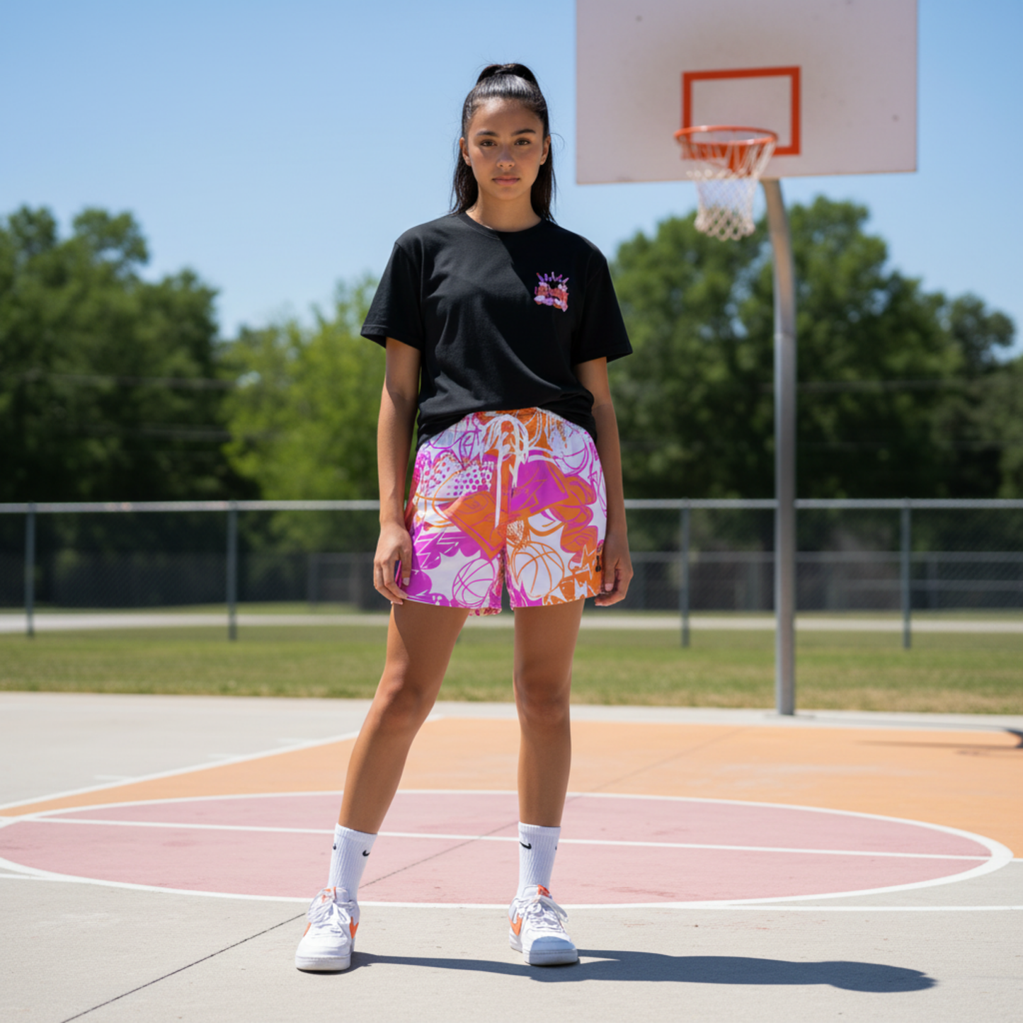 Adult Unisex Mesh Basketball Shorts