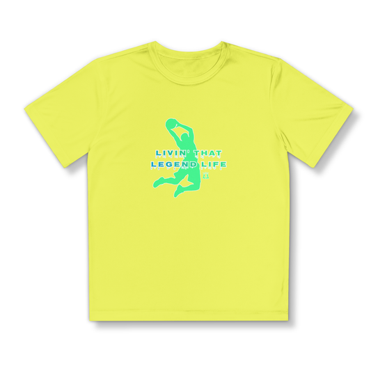 Youth Sport-Tek Basketball T-Shirt: Livin' That Legend Life