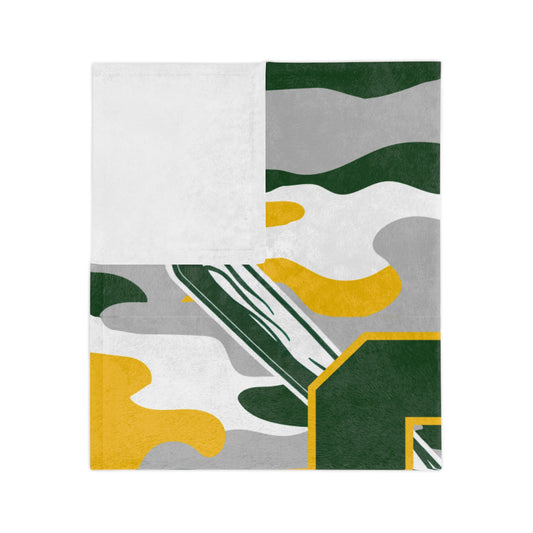 Sturbridge Little League Baseball Minky Blanket - Camo Edition
