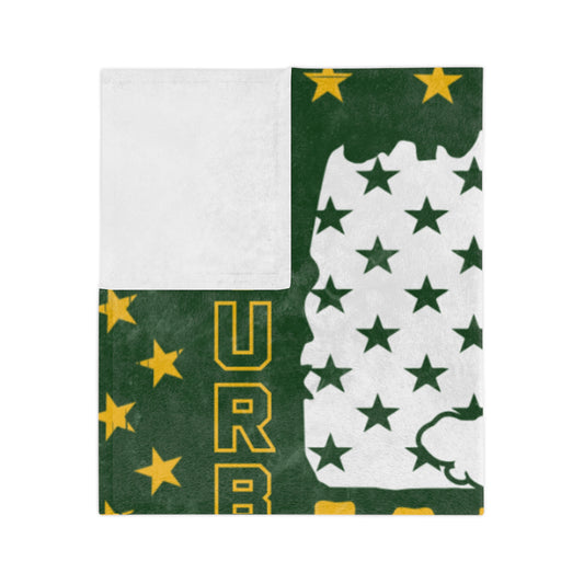 Sturbridge Little League Baseball Minky Blanket - Vintage Flag Edition