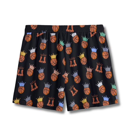 Youth Basketball Rebound Kings Mesh Athletic Shorts