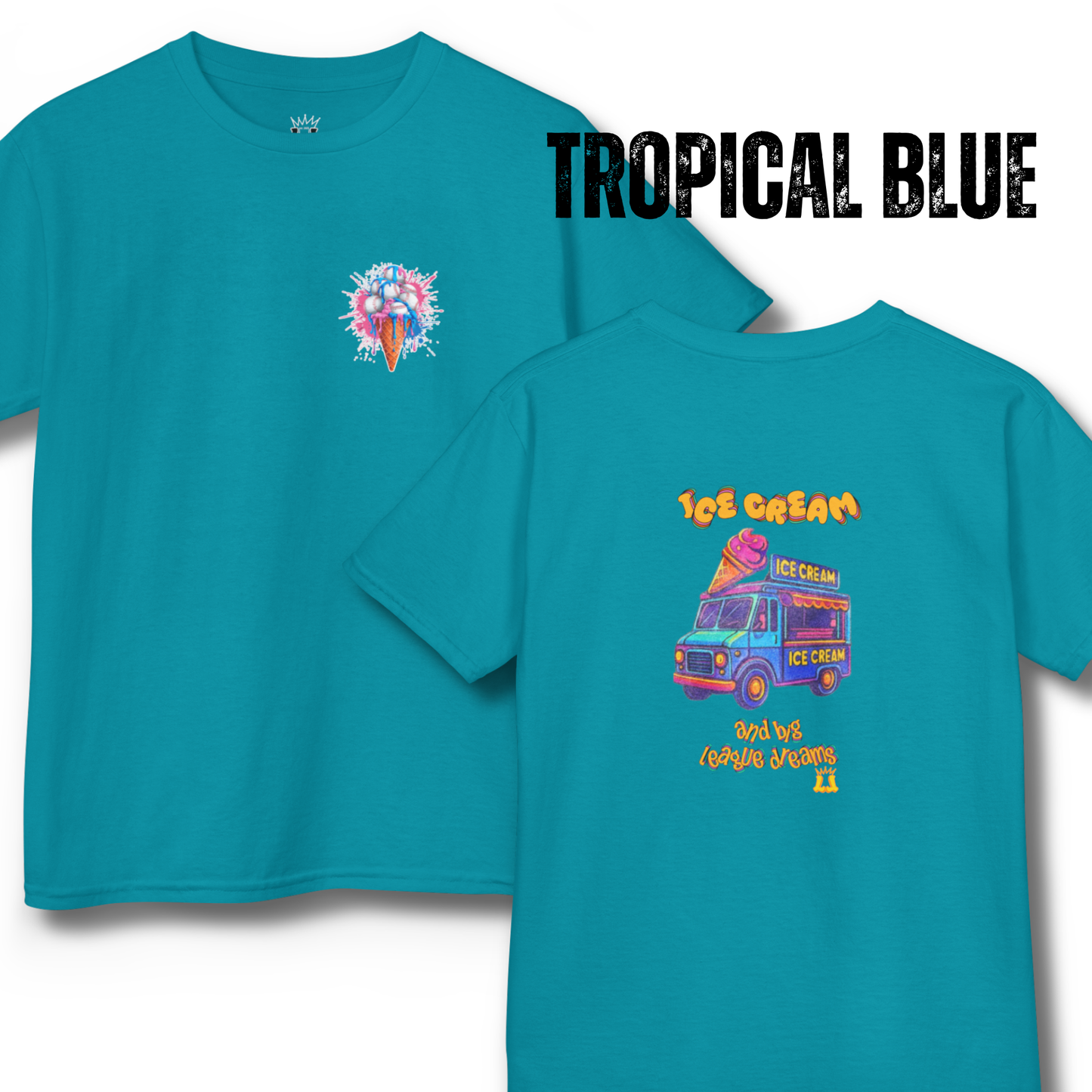 Youth Ice Cream Truck T-Shirt: Casual Sports Apparel