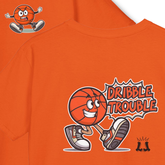 Youth Dribble Trouble Basketball T-Shirt
