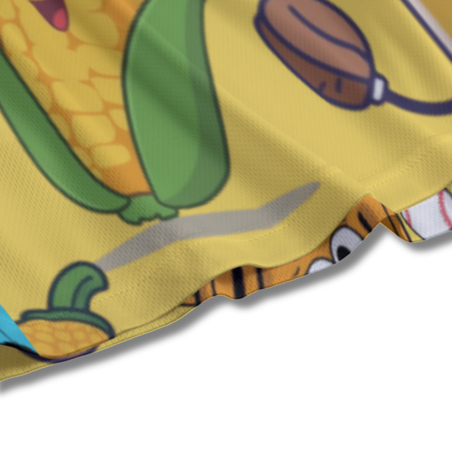 Youth Baseball Can of Corn Humor Mesh Shorts