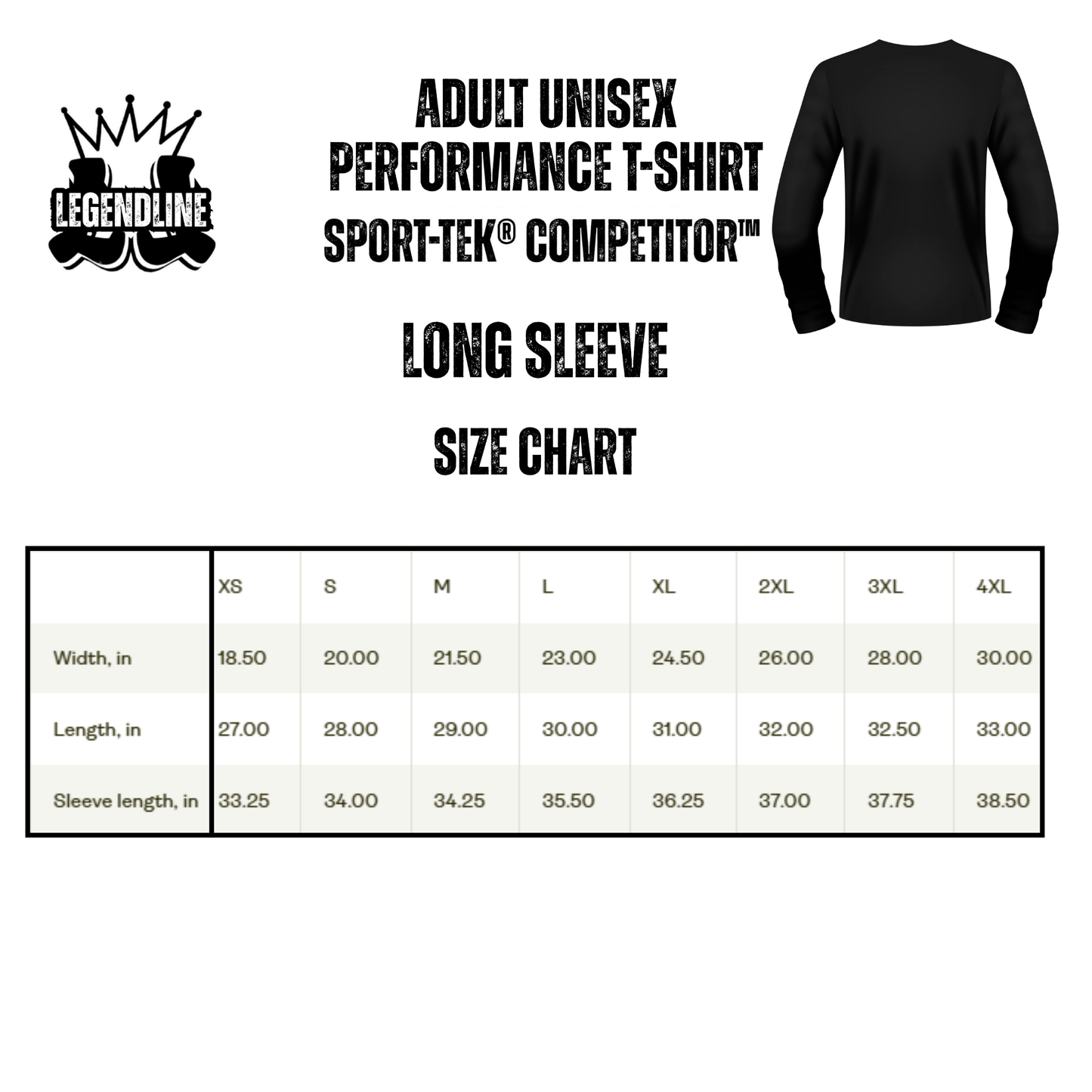 Adult Unisex TRYLax Jamboree 2026 Performance Long Sleeve Shirt
